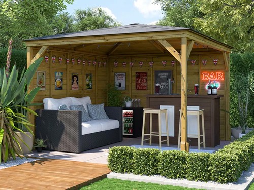 Bar gazebo 3x3m garden - gazebo,