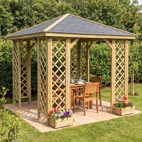 8x8ft pressure treated hipped - treated,