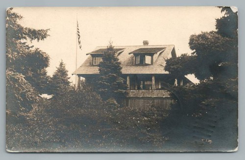 Wooden shingle house boothbay - house,